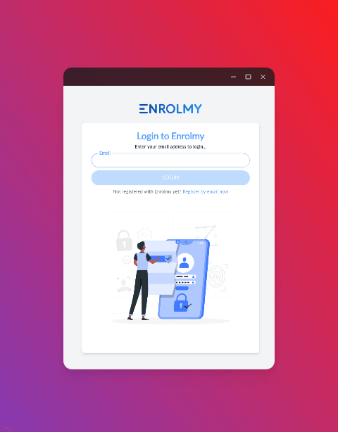 Enrolmy Login Page