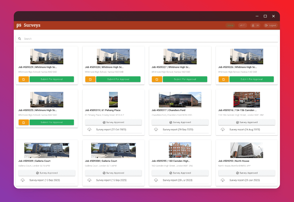 Propertyserve Survey List